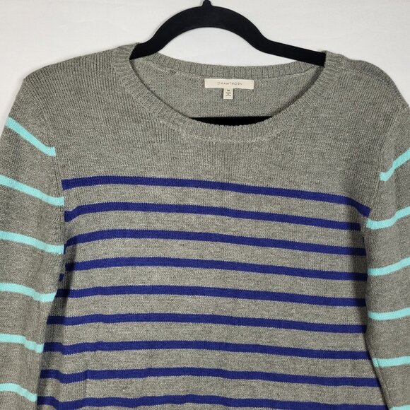 41 Hawthorne Striped Sweater Women s Medium Mulitcolor Soft Lightweight - Picture 3 of 9